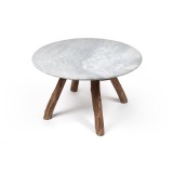 ROUND MARBLE TOP TABLE 130 - DINING TABLES
